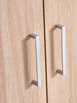 FANDRUPMeuble haut FANDRUP 145x41 3 portes coloris chêne clair