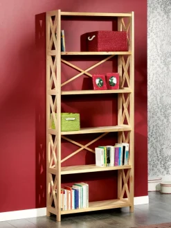 FARUPÉtagère FARUP 80 cm 6 tablettes pin