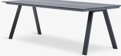 FAUSING + ILDERHUSEFAUSING L220 table + 4 ILDERHUSE chaises noir