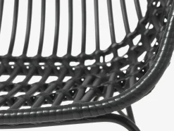 FAUSING + ILDERHUSEFAUSING L220 table naturel + 4 ILDERHUSE chaises noir