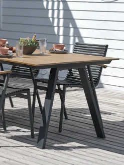 FAUSINGTable de jardin FAUSING l100xL220 naturel