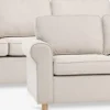 FERRITSLEVEnsemble canapés FERRITSLEV 2 pièces tissu beige