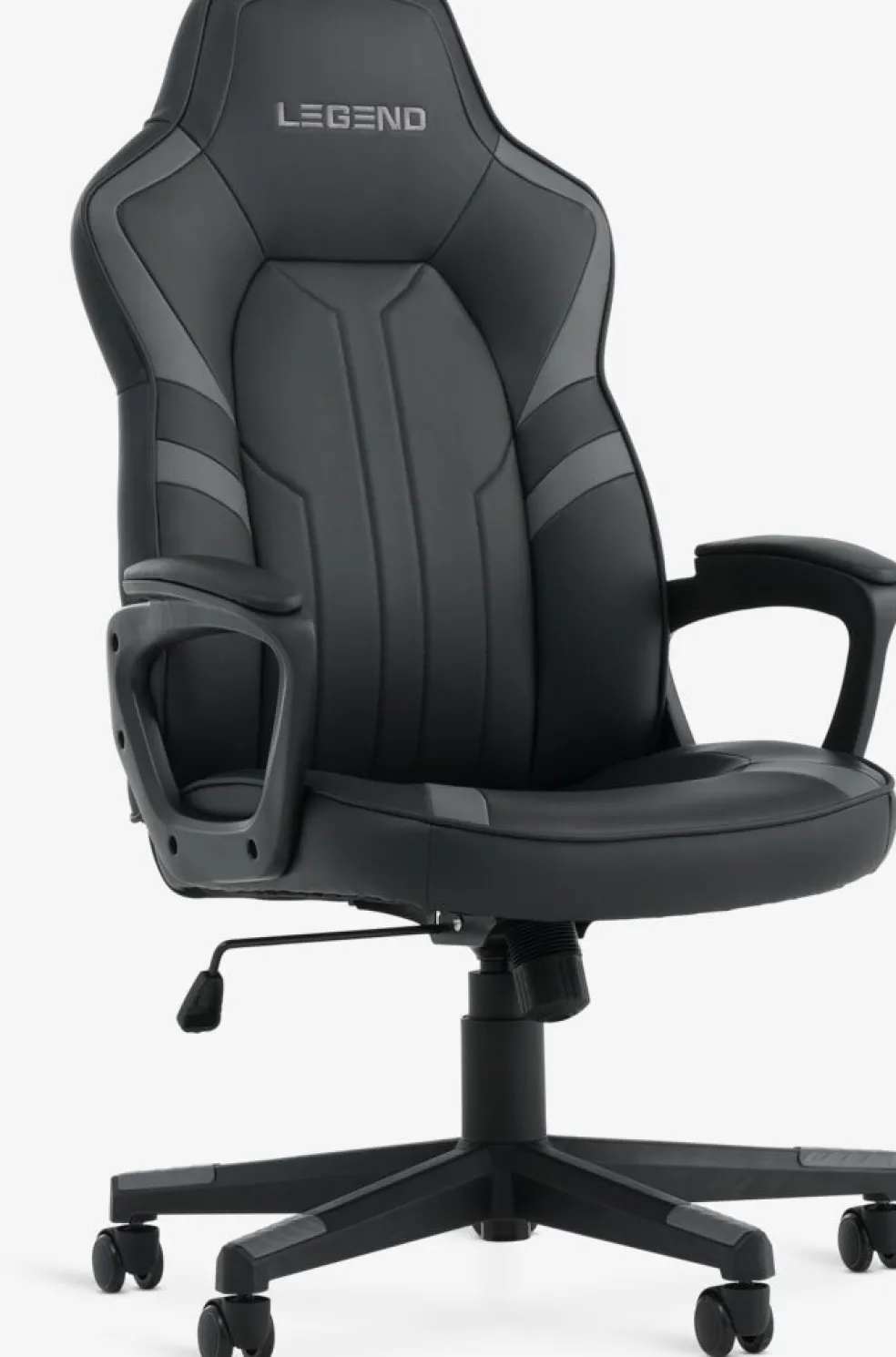 FJELSTEDChaise gaming FJELSTED noir/gris