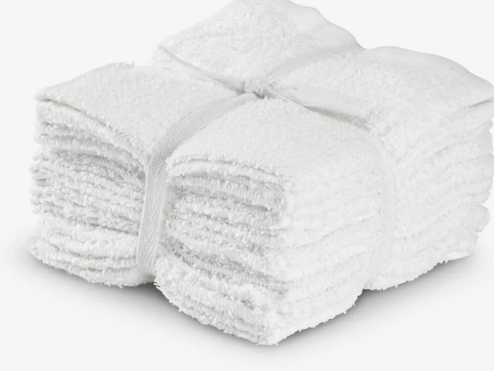 FLISBYBasicCarré visage FLISBY 10pcs/pqt blanc