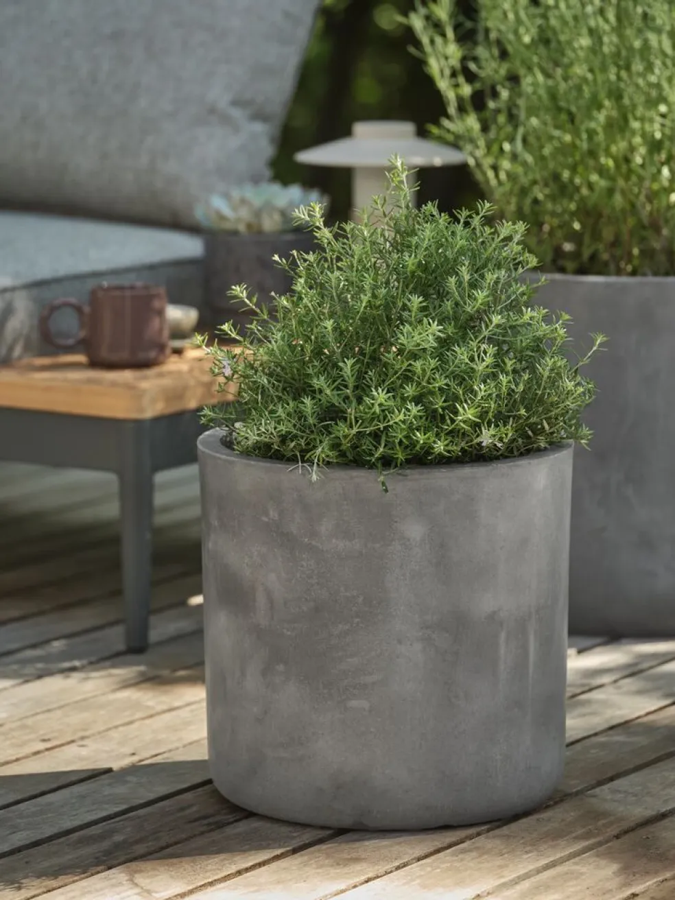 FLUGABac à fleurs FLUGA Ø33xH32 gris
