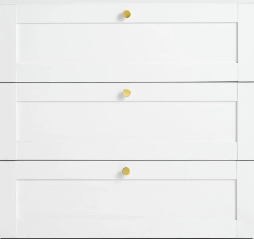 FRAMLEVCommode 3 tiroirs FRAMLEV blanc