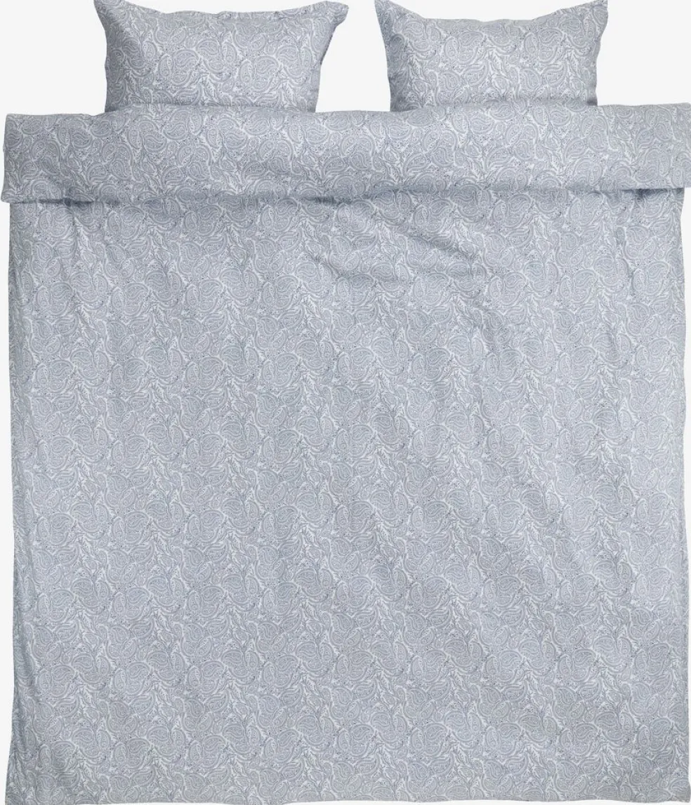 FREDERIKKEPlusParure de lit Satin FREDERIKKE 240x220 bleu/blanc