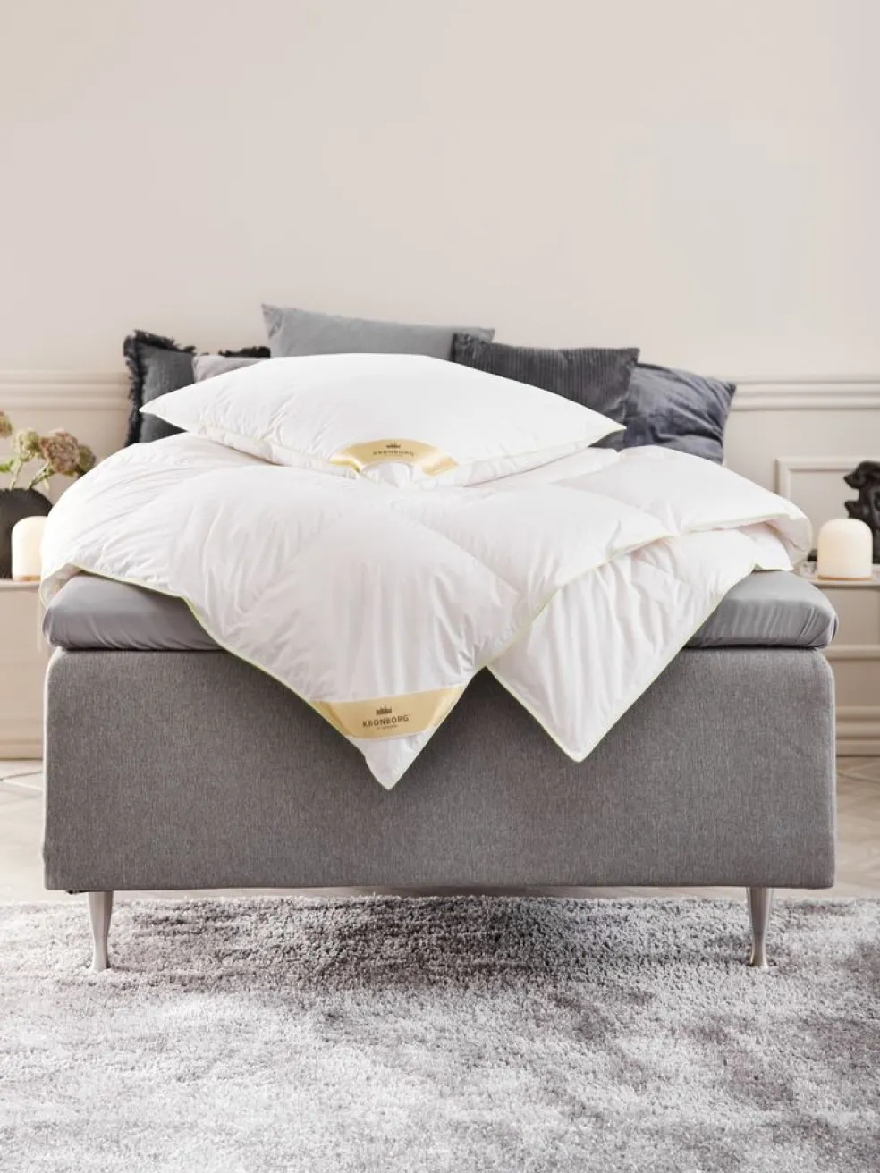 GEITTINDENGoldCouette duvet de canard 240x220 KRONBORG GEITTINDEN chaude