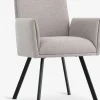 GJESINGChaise GJESING tissu beige/noir