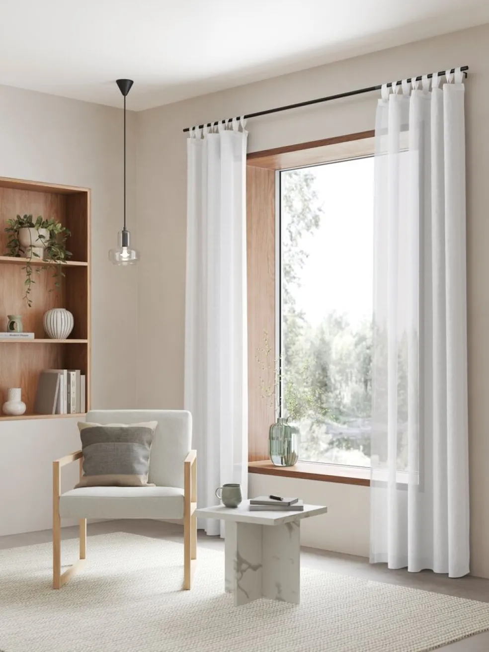 GOLMARideau GOLMA 1x140x300 blanc