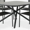 GOTHENBURG + KRISTIANSTADGOTHENBURG L120 table gris + 4 KRISTIANSTAD chaises vert