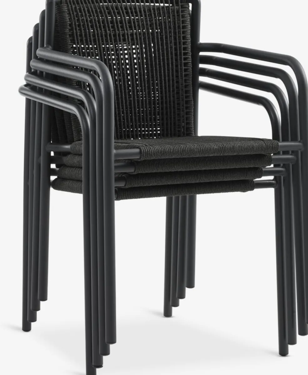 GOTHENBURG + KRISTIANSTADGOTHENBURG L120 table gris + 4 KRISTIANSTAD chaises vert