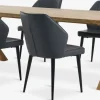 GRIBSKOV + LUNDERSKOVGRIBSKOV L230 table chêne + 4 LUNDERSKOV chaises anthracite