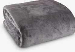 GULSKOLMPlaid polaire GULSKOLM 220x240 gris