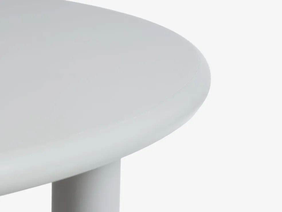 HANSTEDTable HANSTED Ø100 gris chaud