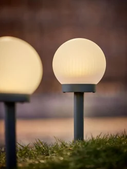 HAUKUGLELampe solaire HAUKUGLE Ø13xH37cm blanc