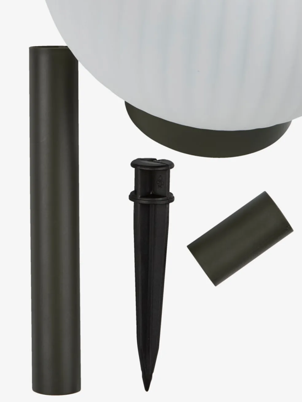 HAUKUGLELampe solaire HAUKUGLE Ø18xH46cm blanc