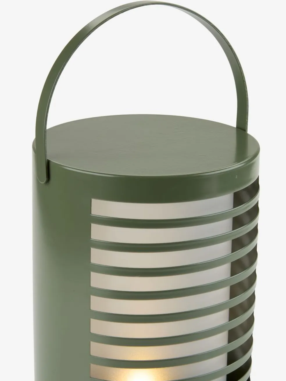 HAVTERNELampe à piles HAVTERNE Ø16xH22cm vert olive