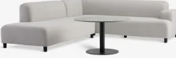HELAGS + HEDEBACKENEnsemble lounge HELAGS noir + HEDEBACKEN 6 personnes beige