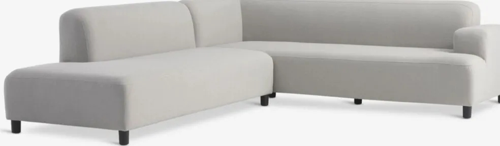 HELAGS + HEDEBACKENEnsemble lounge HELAGS noir + HEDEBACKEN 6 personnes beige