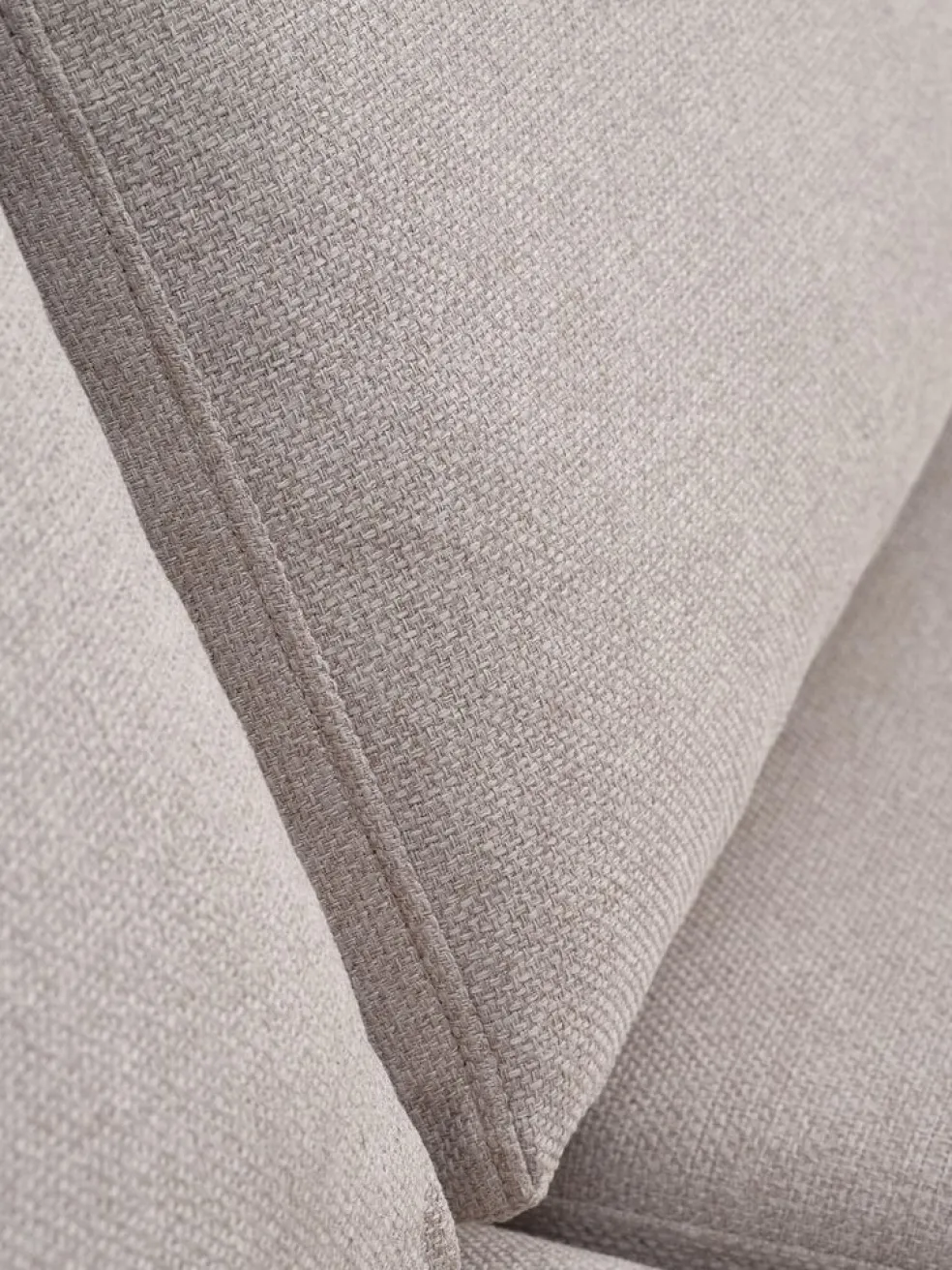 HELLERUPCanapé HELLERUP méridienne tissu beige/chêne
