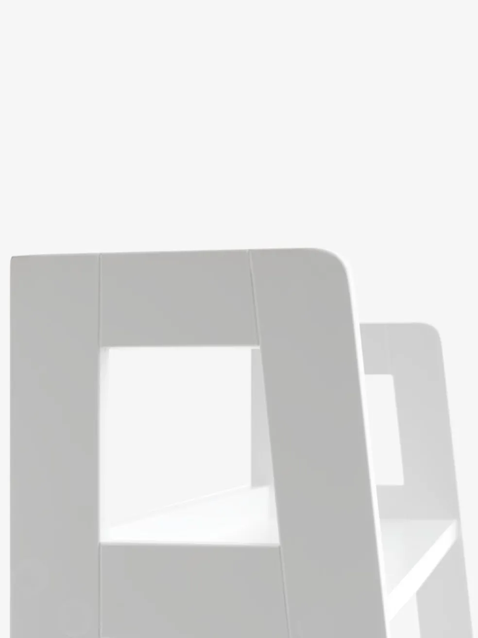 HERNINGBibliothèque HERNING 5 tablettes blanc