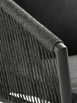 HESTEHAVE + GILJAHESTEHAVE L205/275 table noir + 4 GILJA chaises gris