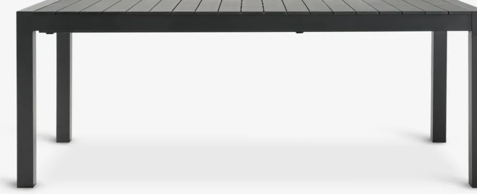 HESTEHAVETable de jardin HESTEHAVE l95xL205/275 noir