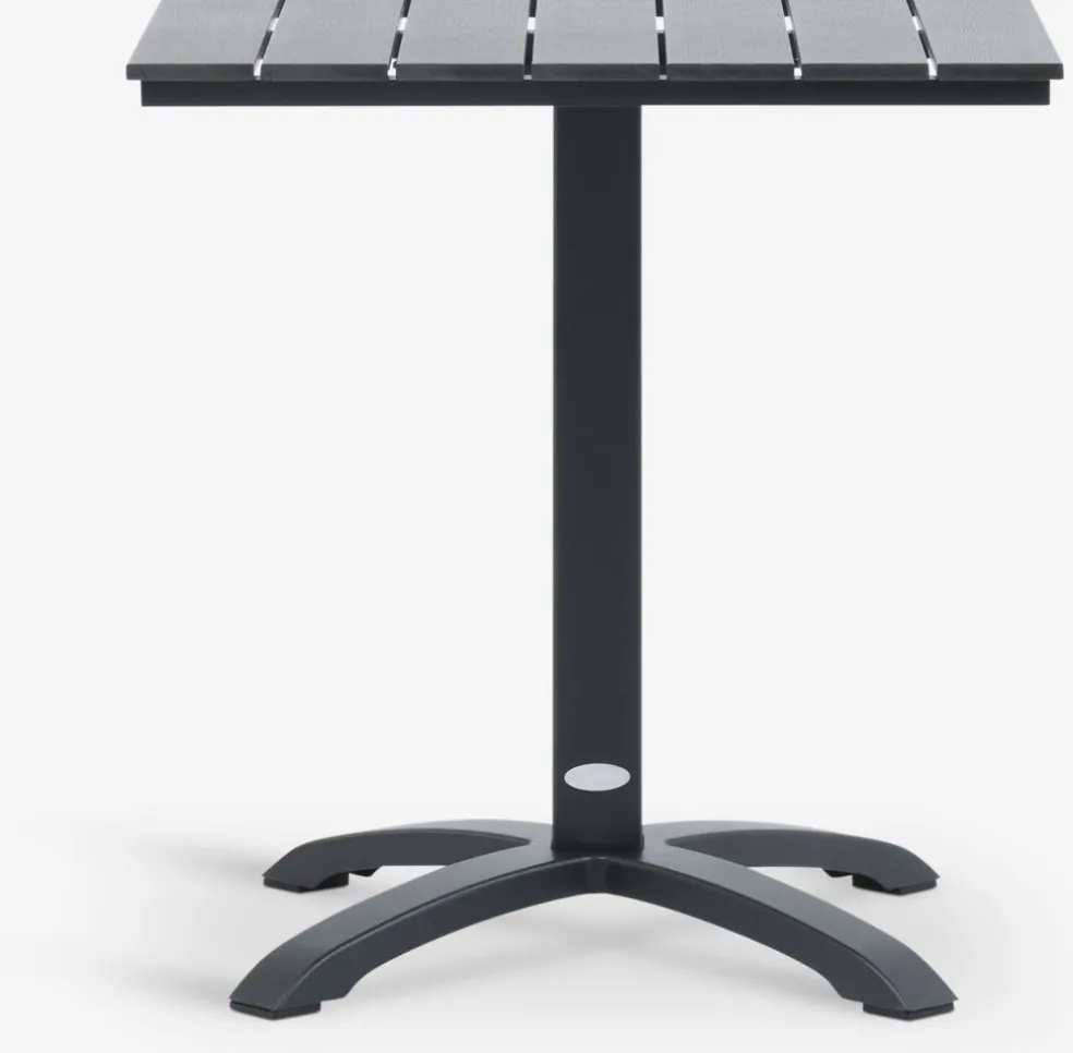 HOBRO + AIDTHOBRO L70 table + 2 AIDT chaises noir