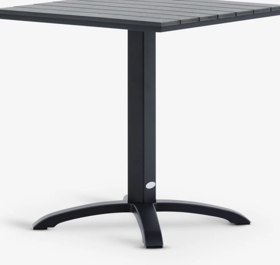 HOBRO + GUDHJEMHOBRO L70 table + 2 GUDHJEM chaises noir