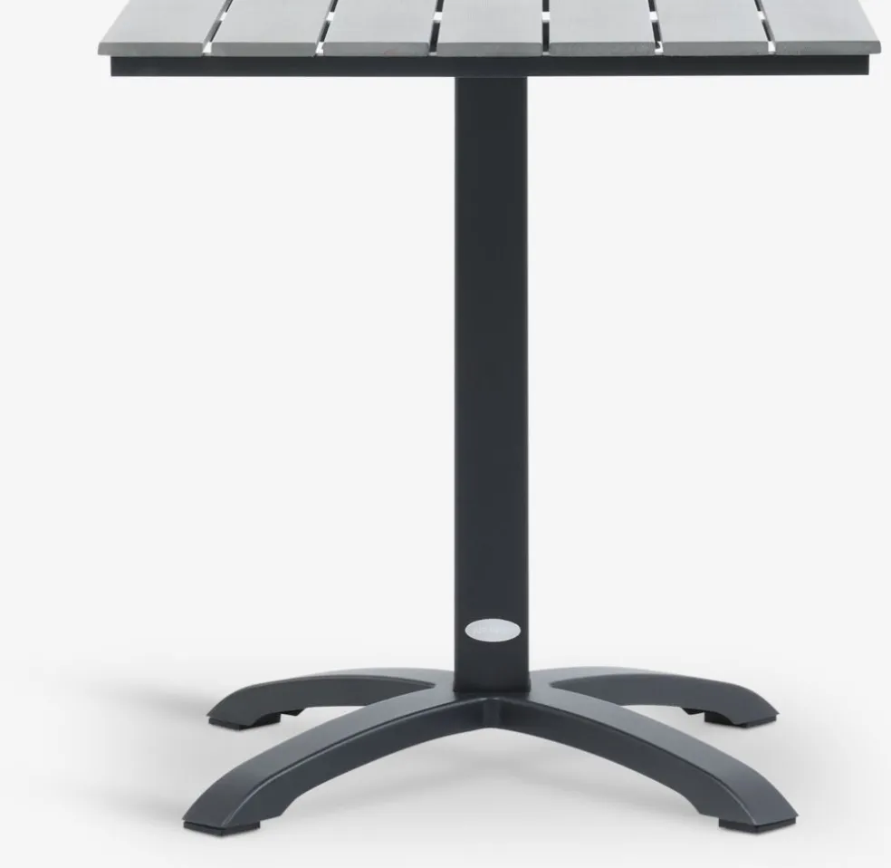 HOBRO + GUDHJEMHOBRO L70 table + 2 GUDHJEM chaises gris
