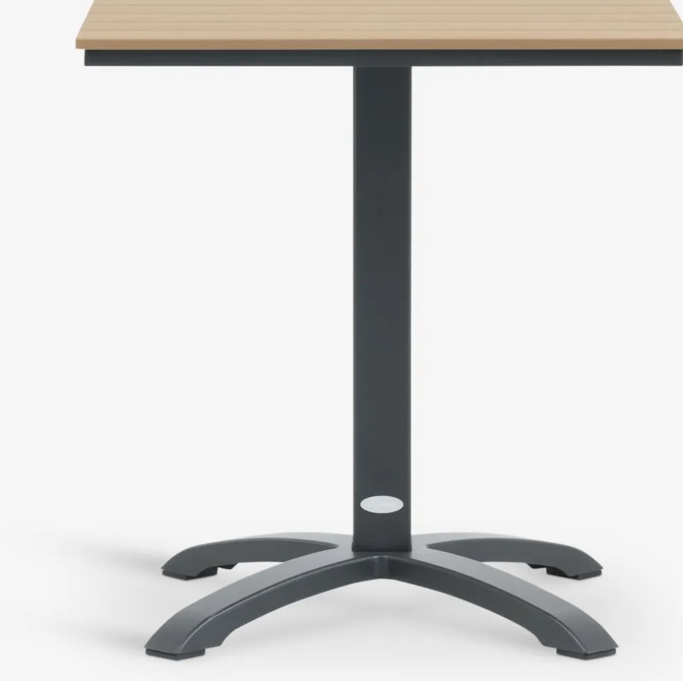 HOBRO + GUDHJEMTHY L60 table + 2 GUDHJEM chaises naturel