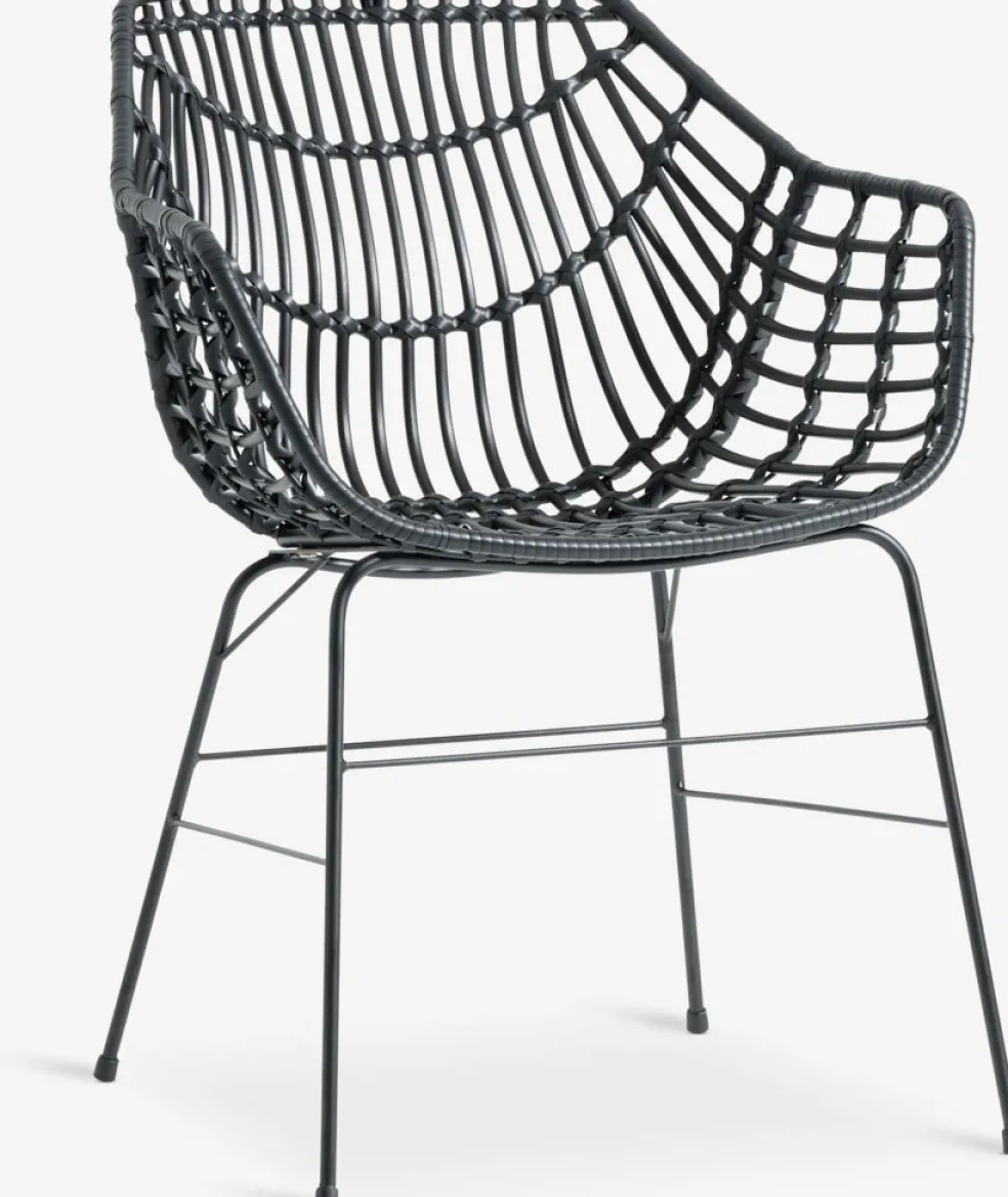 HOBRO + ILDERHUSEHOBRO L70 table + 2 ILDERHUSE chaises noir