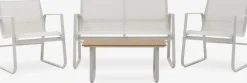 HORNSLETEnsemble lounge HORNSLET 4 personnes beige