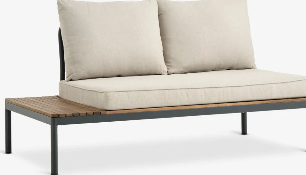 HOUEnsemble lounge HOU a/méridienne 3 personnes acacia