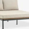 HOUModule lounge HOU méridienne 2 personnes bois d'acacia