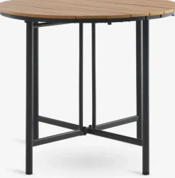 HOVVIG + HAGLEBUHOVVIG L10/90 table naturel + 2 HAGLEBU chaises noir