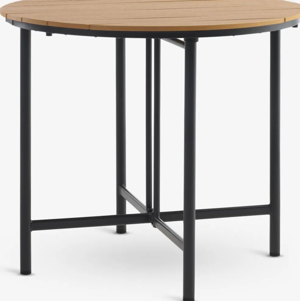 HOVVIG + TUERNEHOVVIG L10/90 table + 2 TUERNE chaises naturel