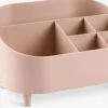HUSUMBoîte de rangement HUSUM l22xL16xH14cm rose