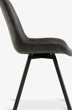 HYGUMChaise HYGUM pivotante gris/noir