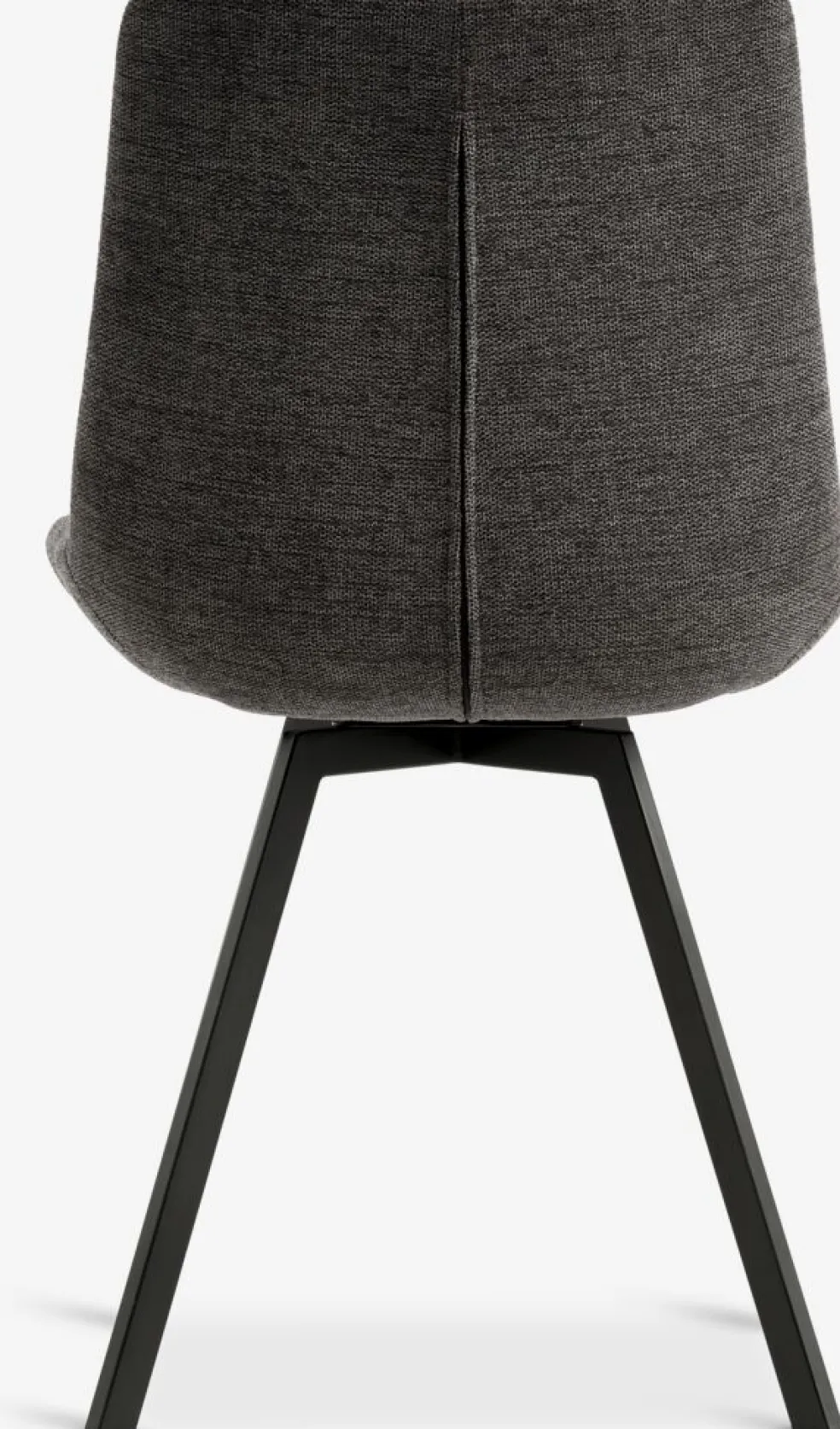 HYGUMChaise HYGUM pivotante gris/noir