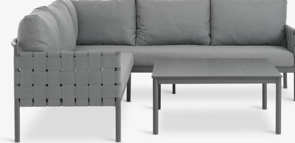 IANOEnsemble lounge IANO 5 personnes gris