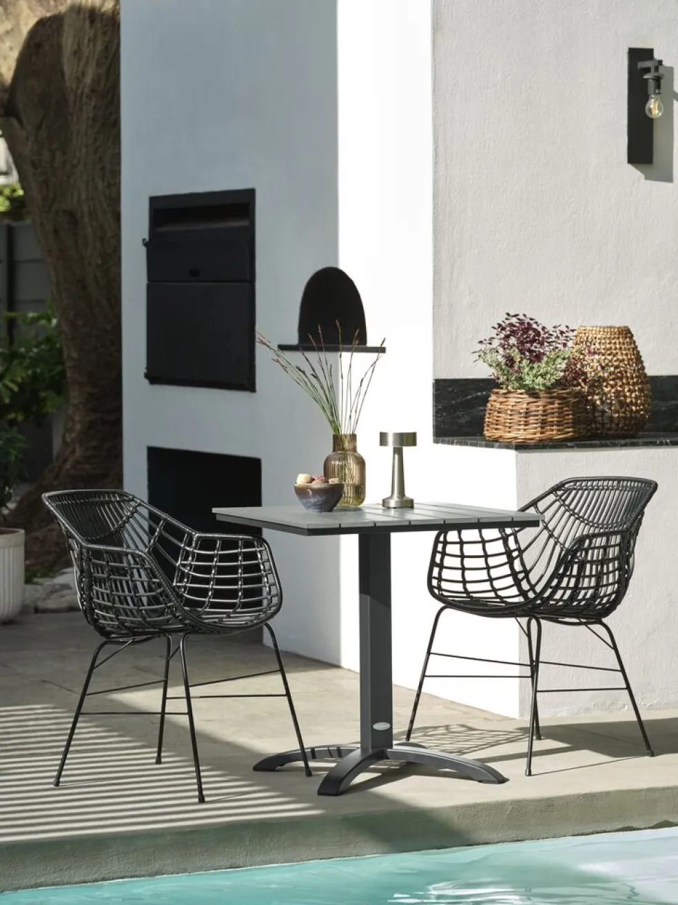 ILDERHUSEChaise de jardin ILDERHUSE noir