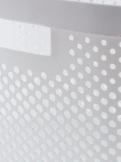INFINITYPanier à linge INFINITY l59xL38xH27cm blanc