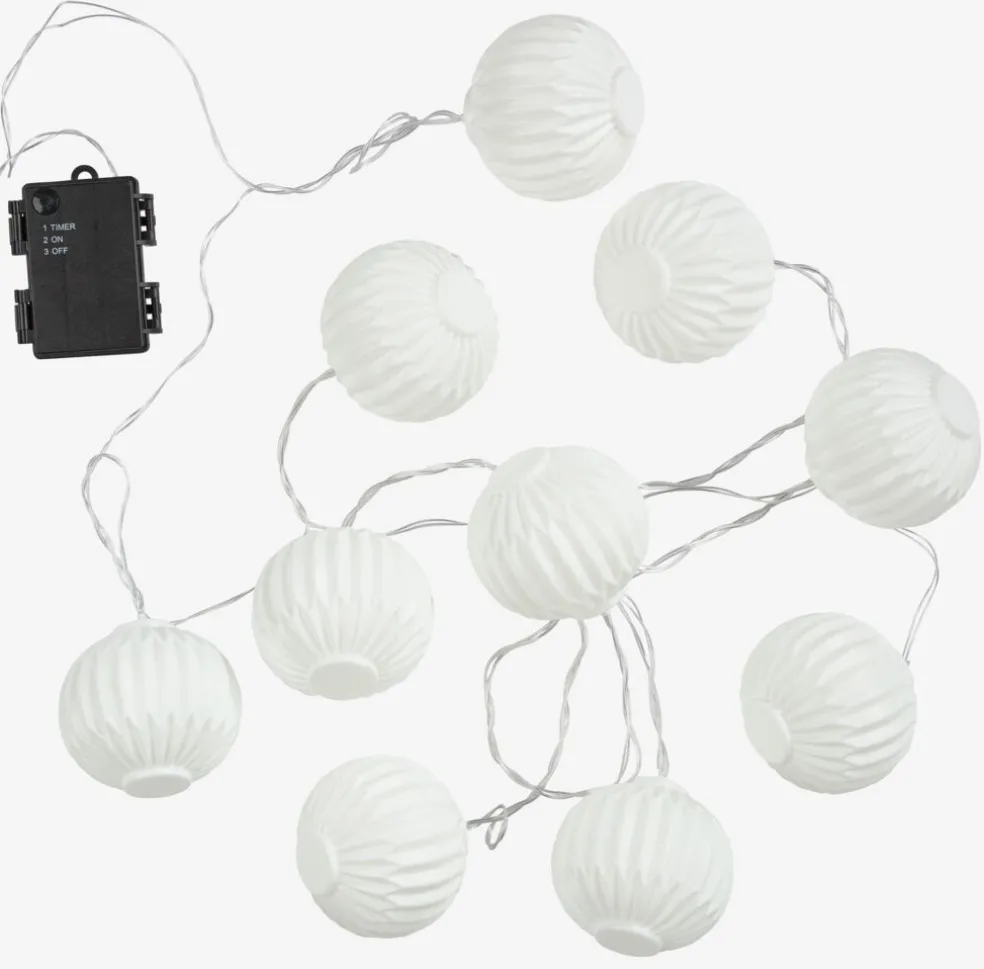 ISFUGLGuirlande lumineuse d'extérieur ISFUGL L315cm a/10 LED blanc