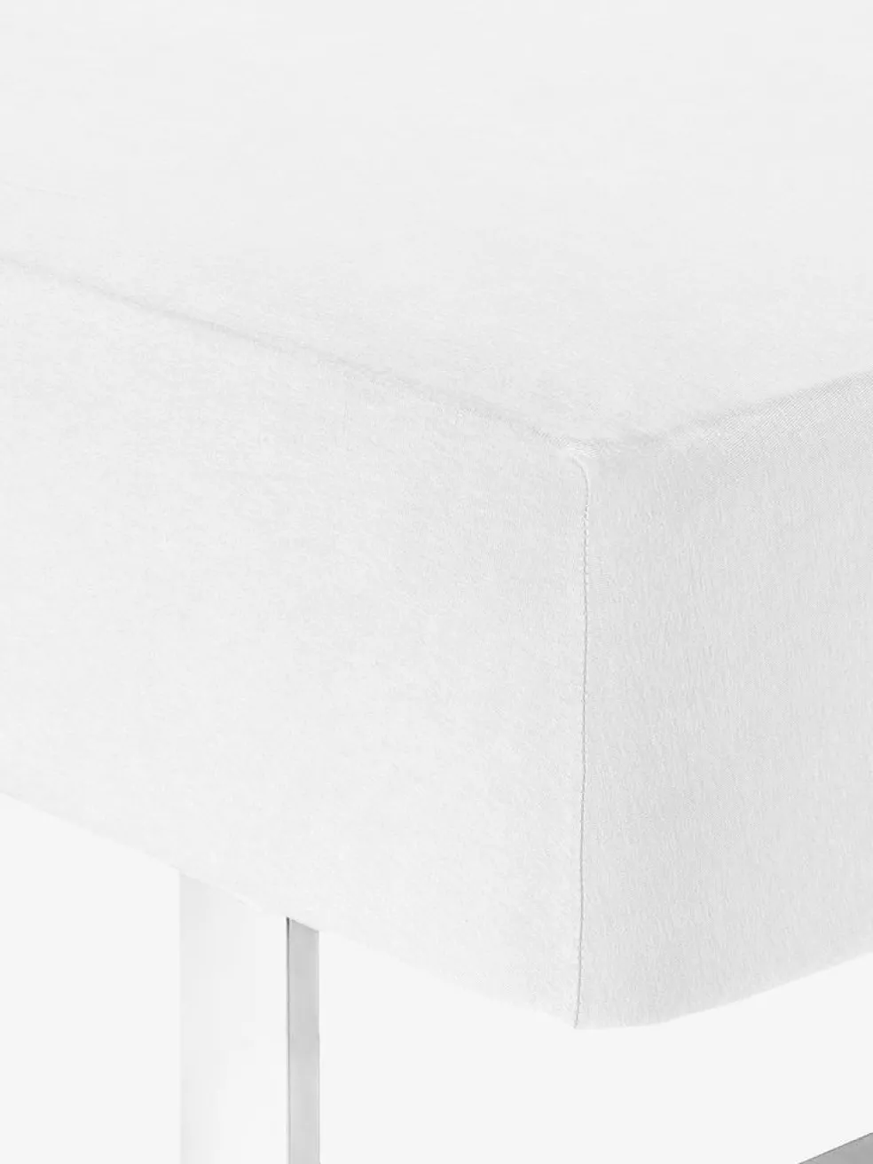 JANNEBasicDrap-housse Jersey JANNE 140x200x30 blanc