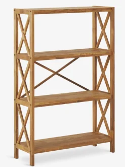 JANNERUPÉtagère JANNERUP 4 tablettes larges coloris chêne naturel