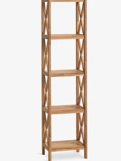 JANNERUPÉtagère JANNERUP 5 tablettes étroites coloris chêne naturel
