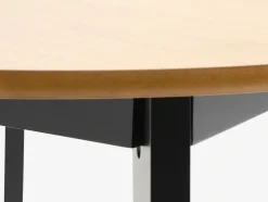 JEGINDTable JEGIND Ø105 coloris chêne naturel/noir