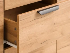 JENSLEVBuffet JENSLEV 2 portes 4 tiroirs coloris chêne naturel